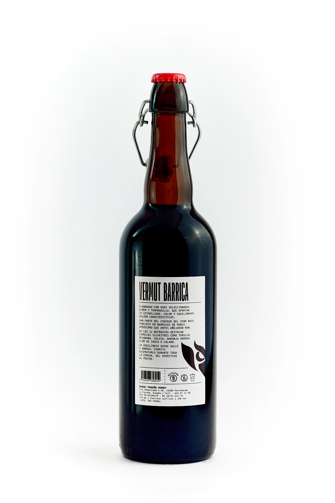 Vermut rojo trasera